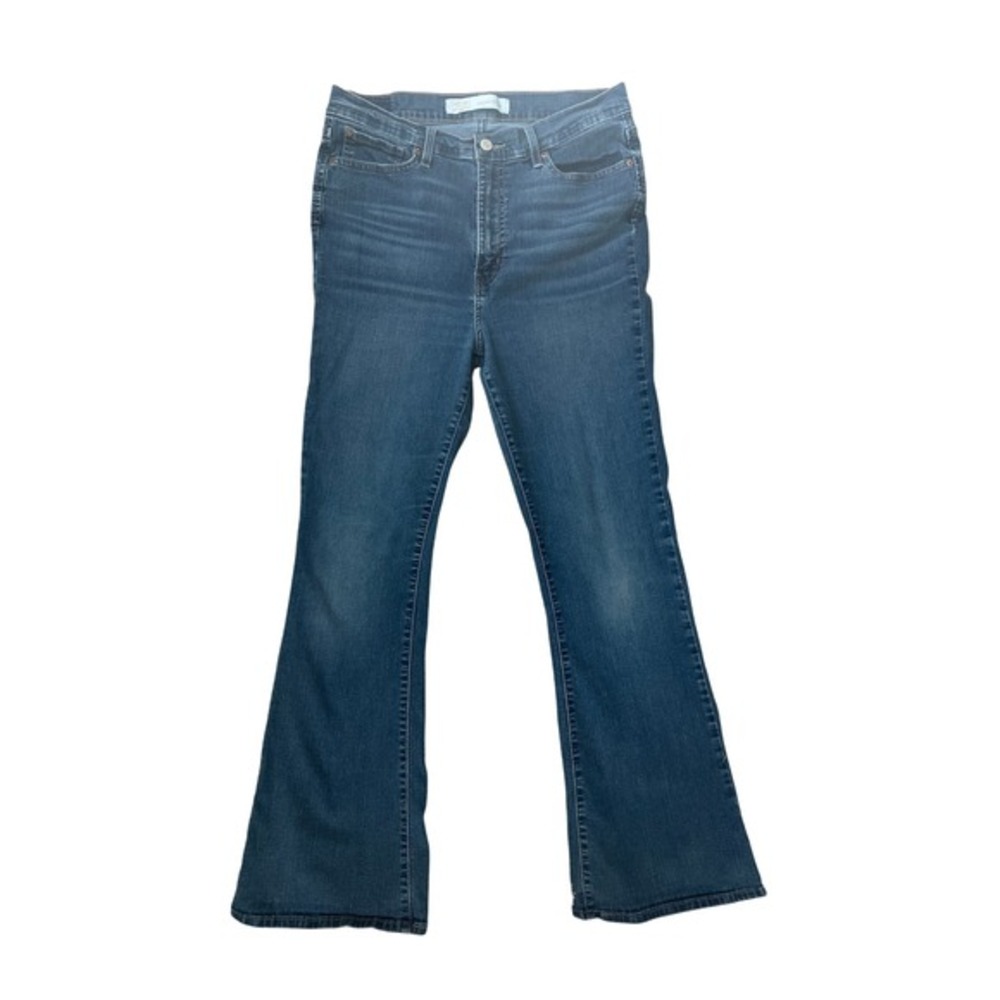 Signature Levi Strauss‎ Ultra High Rise Flare Denim Jeans Womens